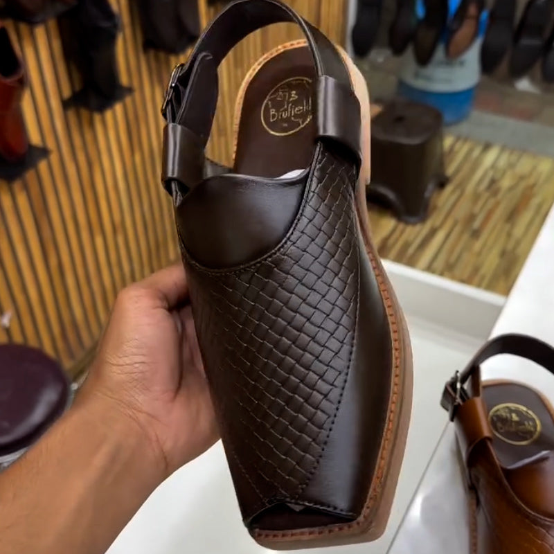 Leather Buckle Sandals