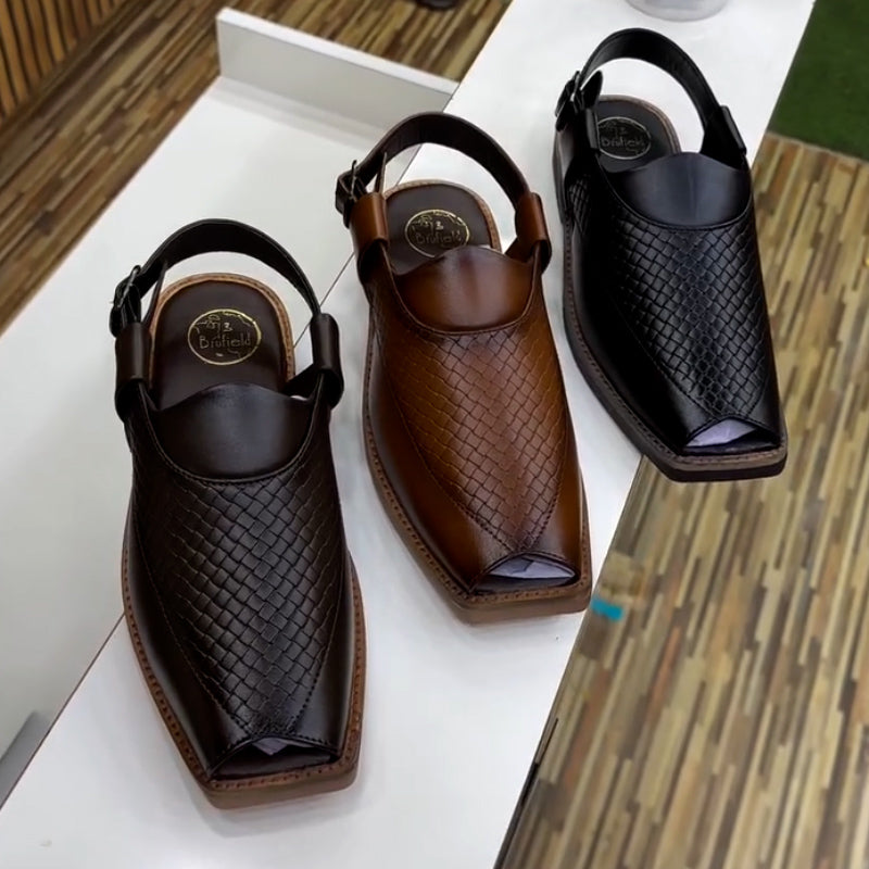 Leather Buckle Sandals