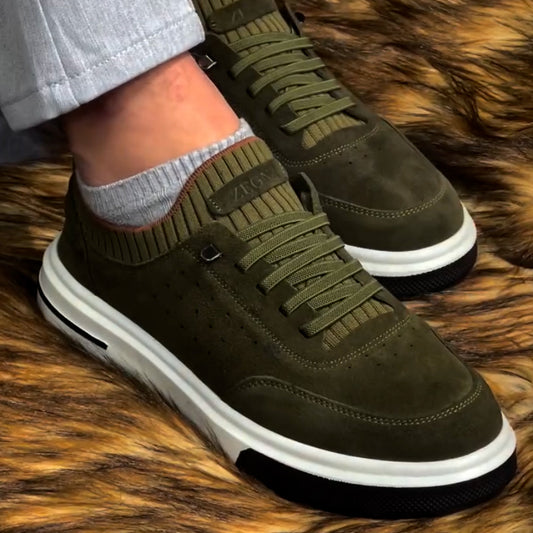 Stretch Lace-Up Shoes