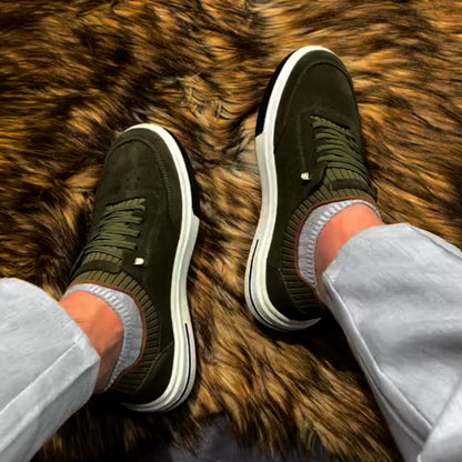 Stretch Lace-Up Shoes