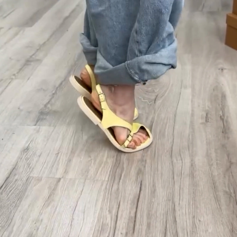 Cream Unique Sandals