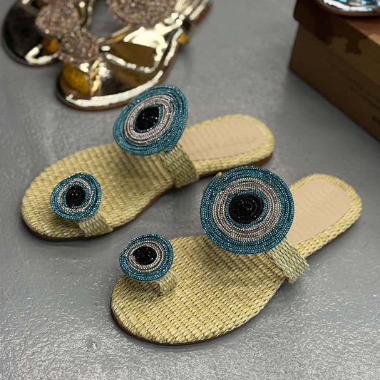Round Flat Slippers