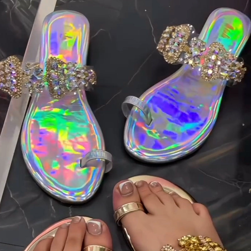 Rhinestone Casual Sandals