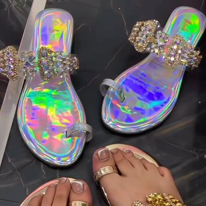 Rhinestone Casual Sandals