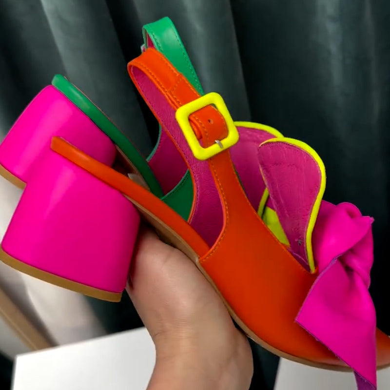 Bright Bow Sandals
