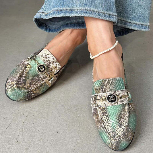Print Flat Slippers