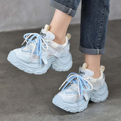 Bright Thick-Sole Sneakers