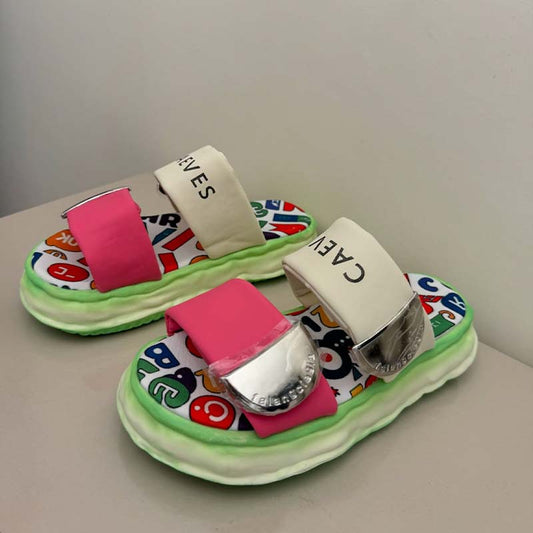 Double Velcro Soft Slippers