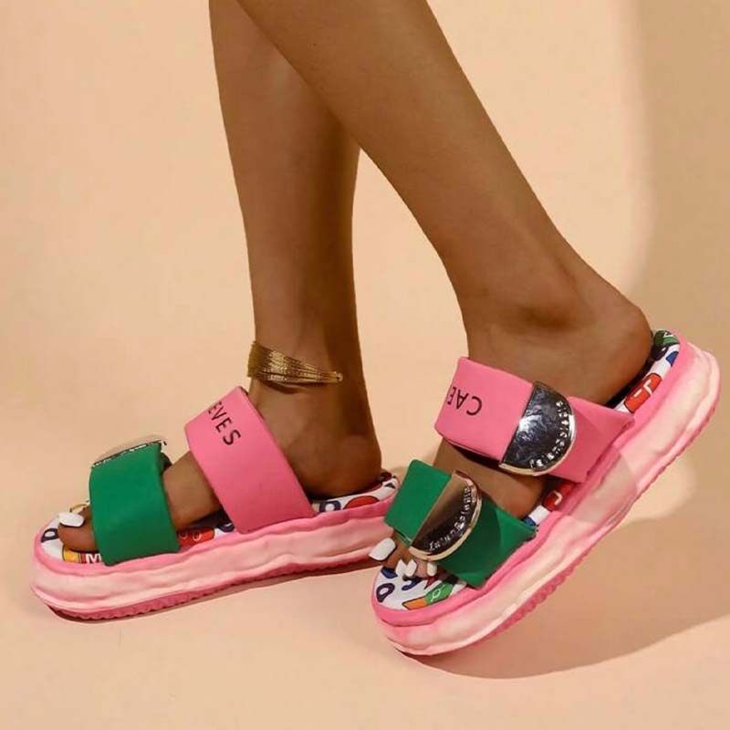 Double Velcro Soft Slippers