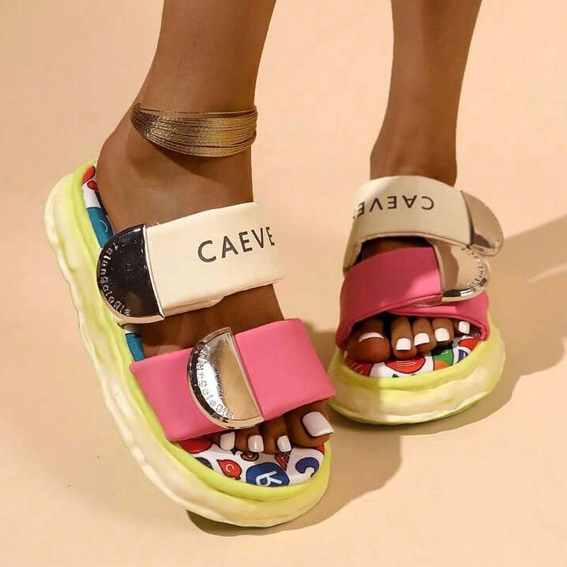 Double Velcro Soft Slippers