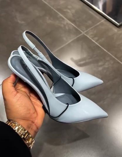 Blue High-Heels Shoes