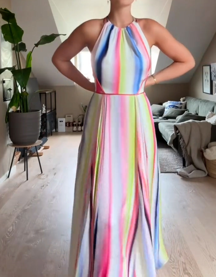 Rainbow Sleeveless Dress