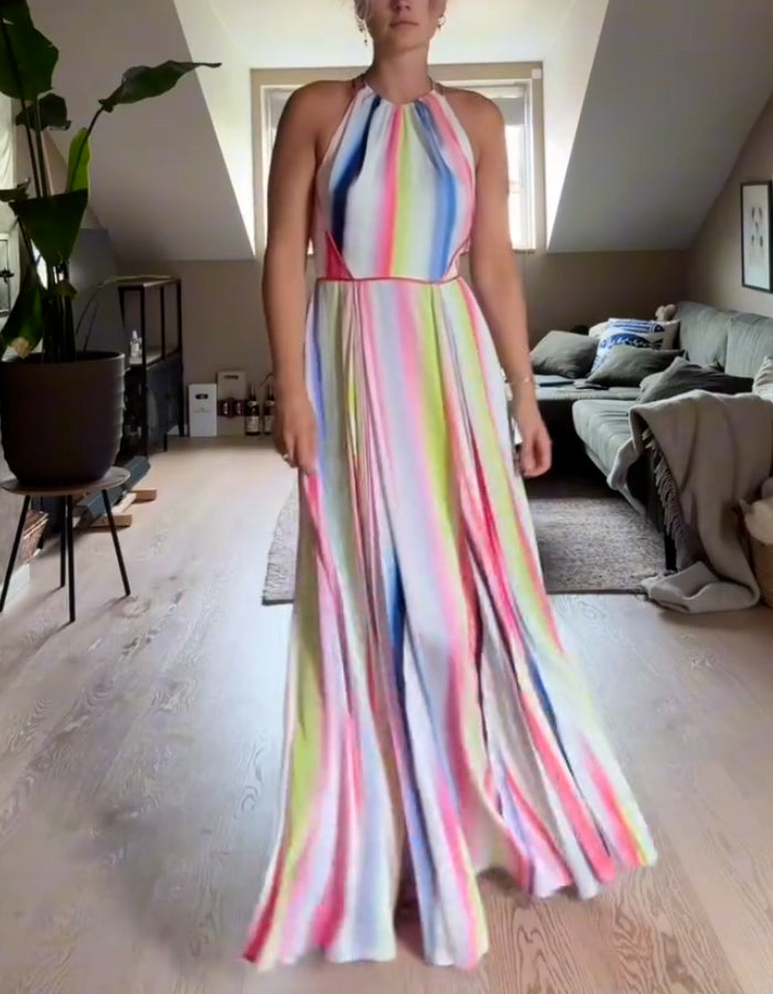 Rainbow Sleeveless Dress