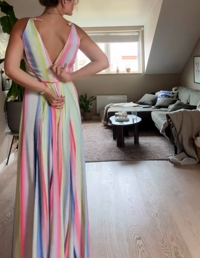 Rainbow Sleeveless Dress