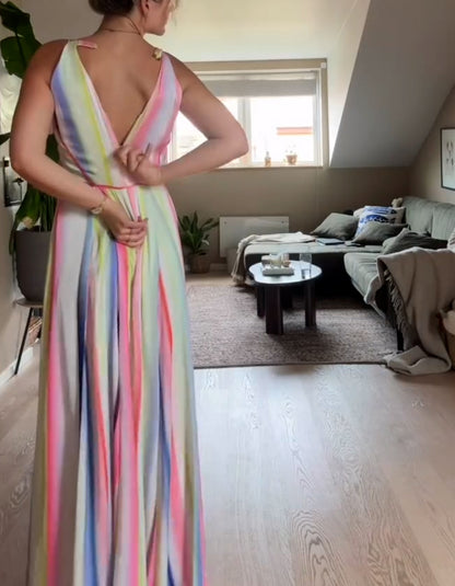 Rainbow Sleeveless Dress