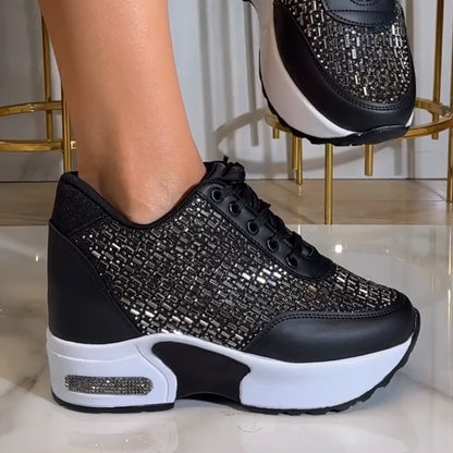 Lace-Up Chunky Sneakers