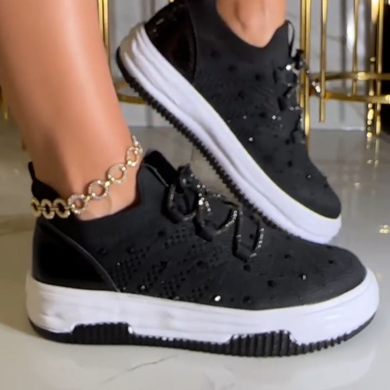 Elastic Platform Shoes