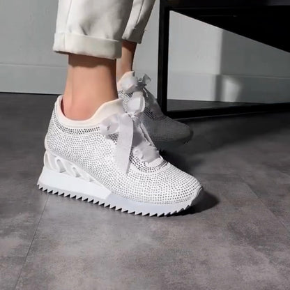 Charming Thick-Sole Sneakers