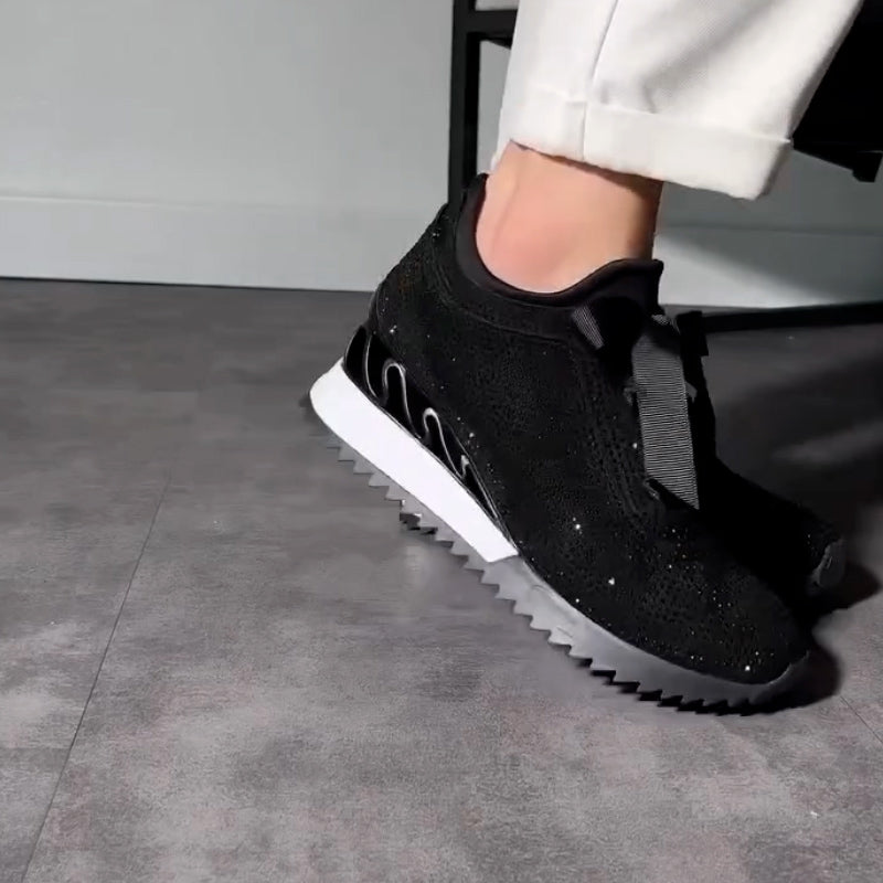 Charming Thick-Sole Sneakers