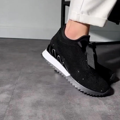 Charming Thick-Sole Sneakers