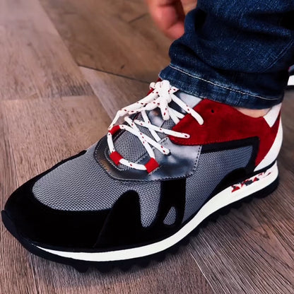 Gray Breathable Sneakers