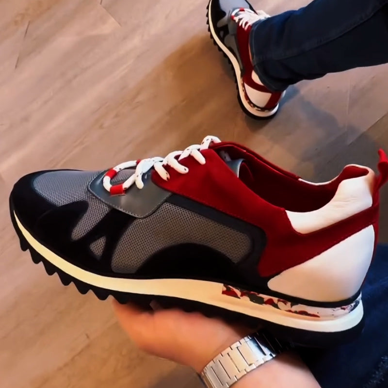 Gray Breathable Sneakers