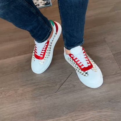 Plaid Casual Sneakers