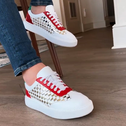 Plaid Casual Sneakers