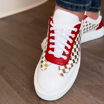 Plaid Casual Sneakers