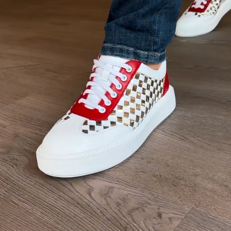 Plaid Casual Sneakers