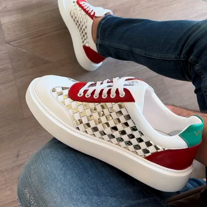 Plaid Casual Sneakers