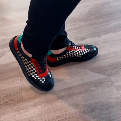 Plaid Casual Sneakers