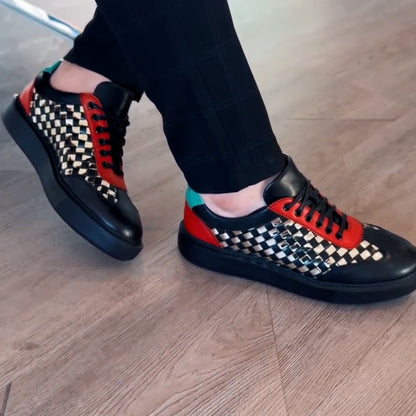 Plaid Casual Sneakers