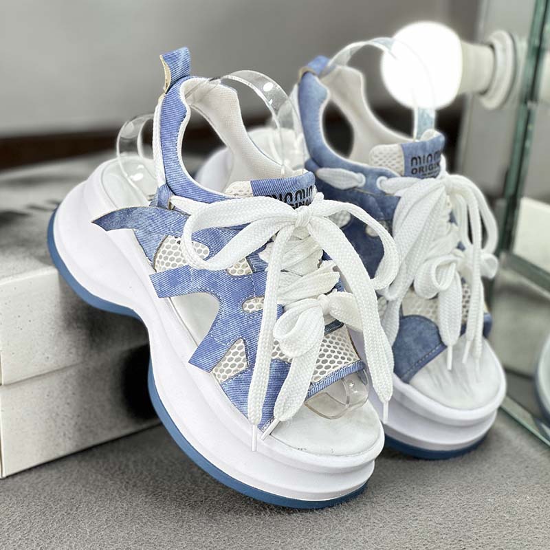 Hollow Chunky Sandals