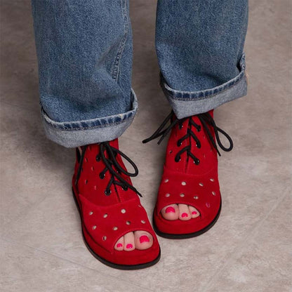 Hole Leather Casual Shoes