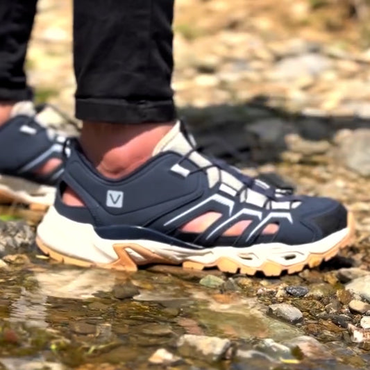 Blue Hollow Sneakers