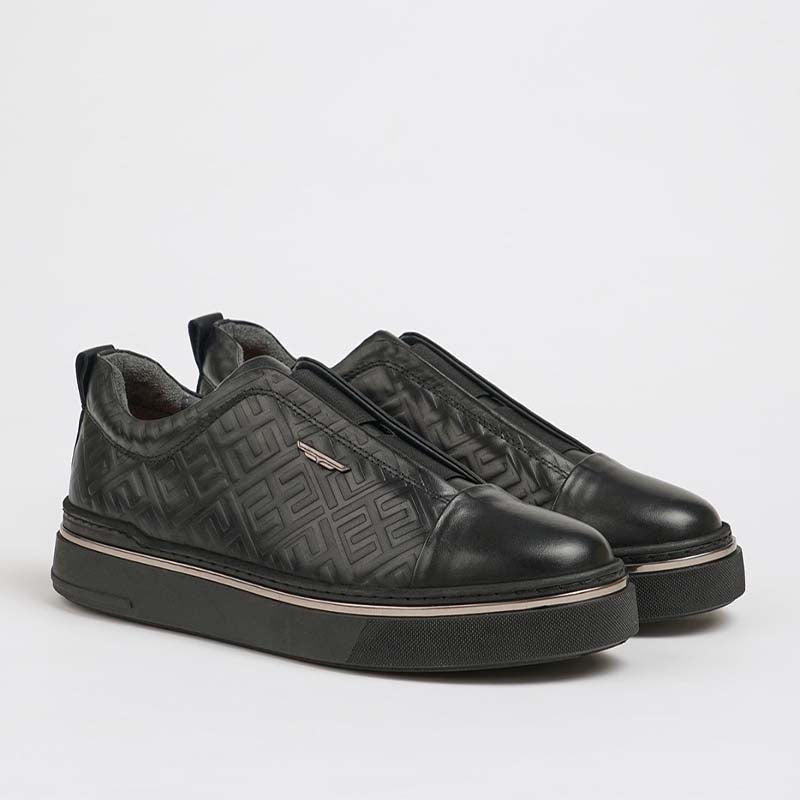 Black Slip-On Shoes