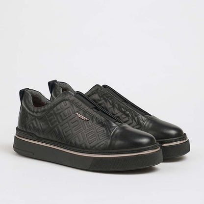 Black Slip-On Shoes