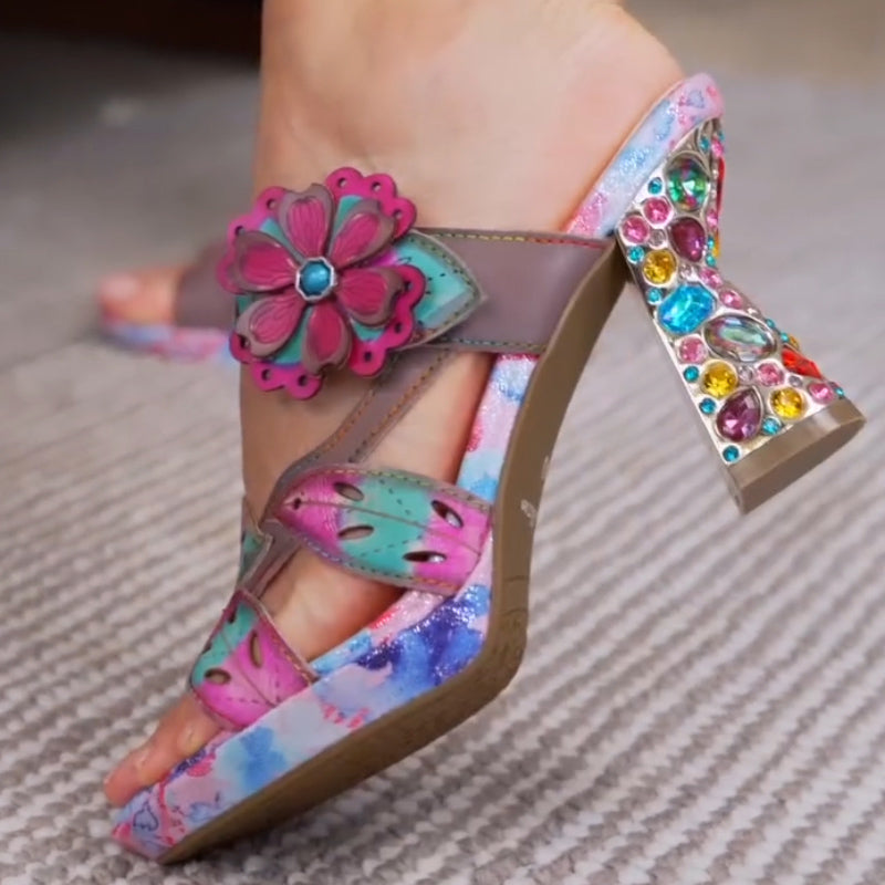 Chic Flower Slippers
