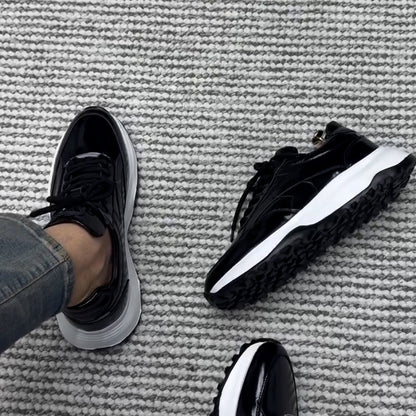 Leather Hiking Sneakers