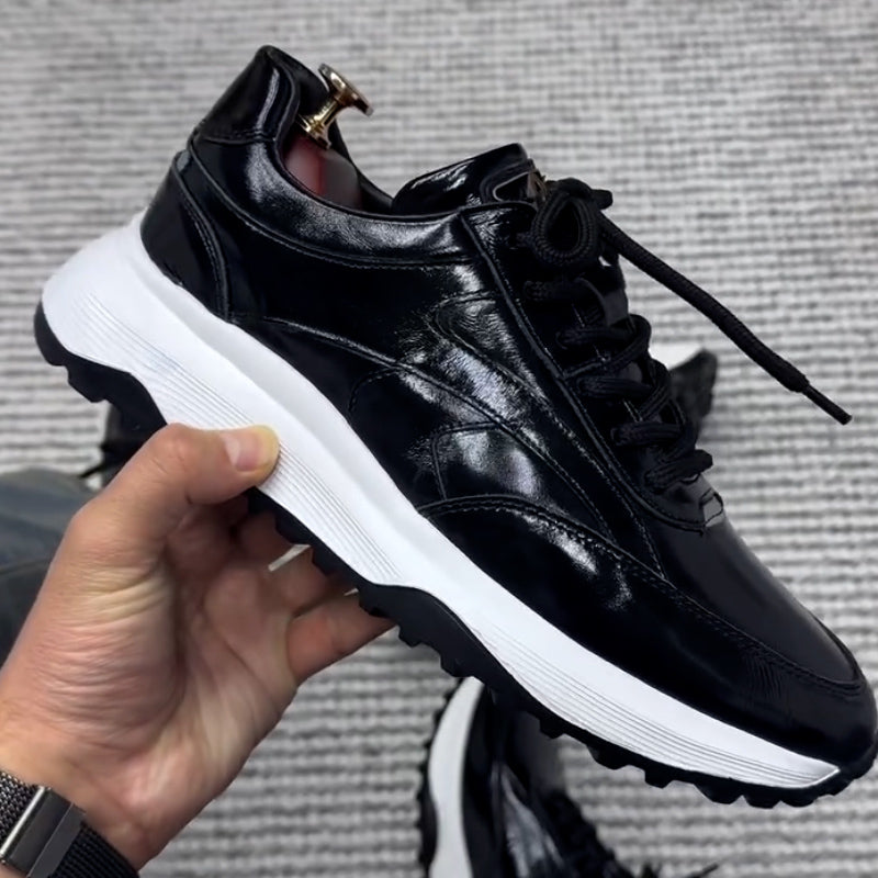 Leather Hiking Sneakers