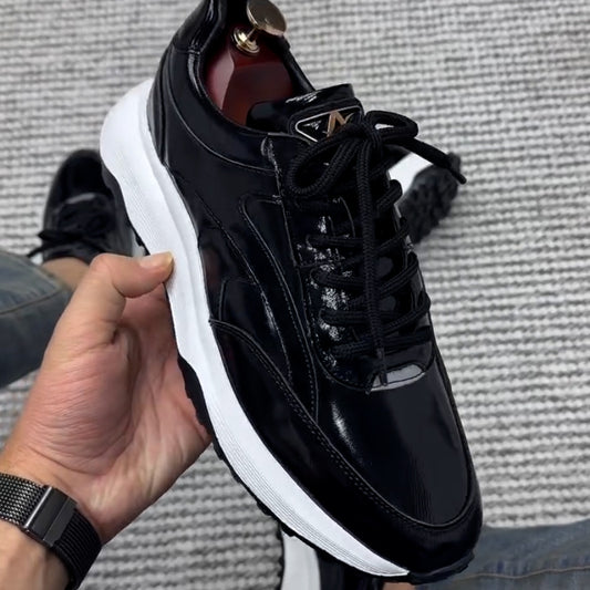 Leather Hiking Sneakers