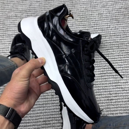 Leather Hiking Sneakers