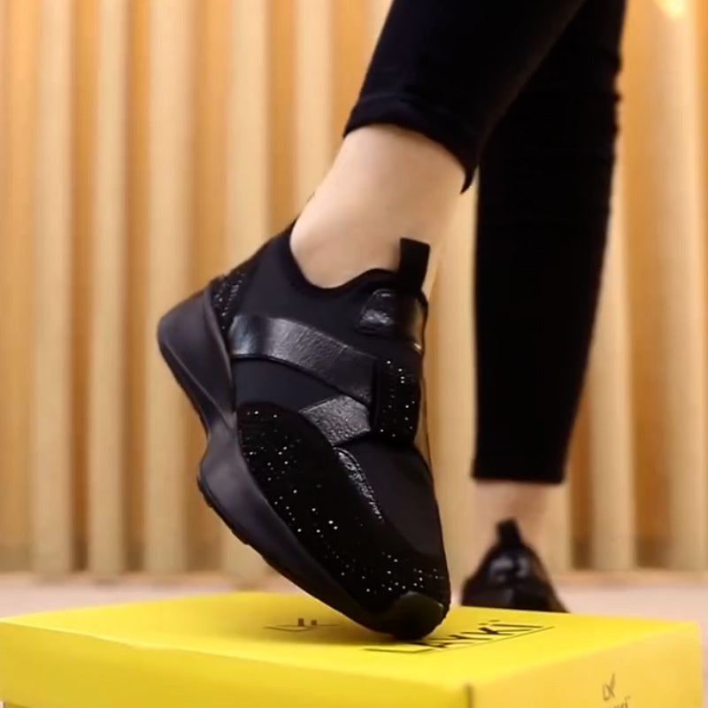 Elastic Slip-On Sneakers