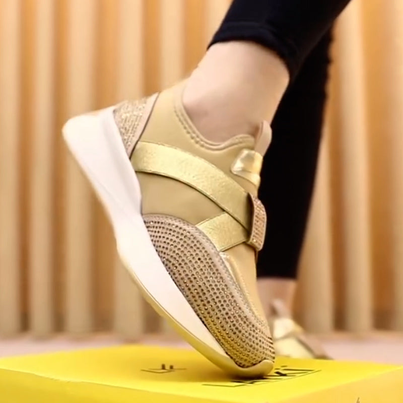 Elastic Slip-On Sneakers