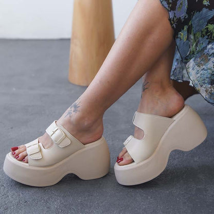 Wedge Chunky Slippers