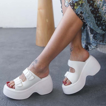 Wedge Chunky Slippers