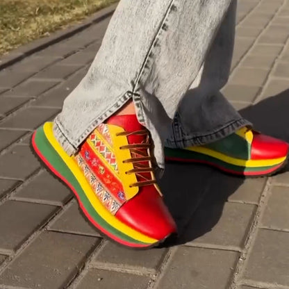 Versatile Colorful Sneakers