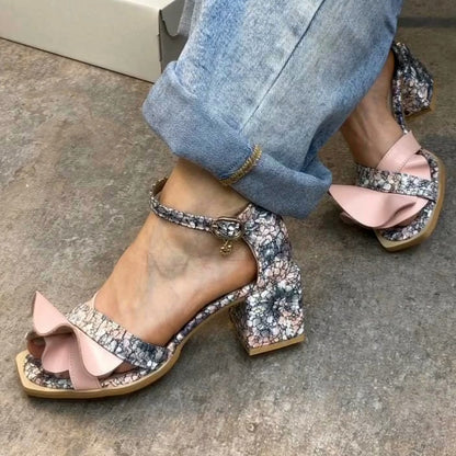 Pink Print Casual Shoes