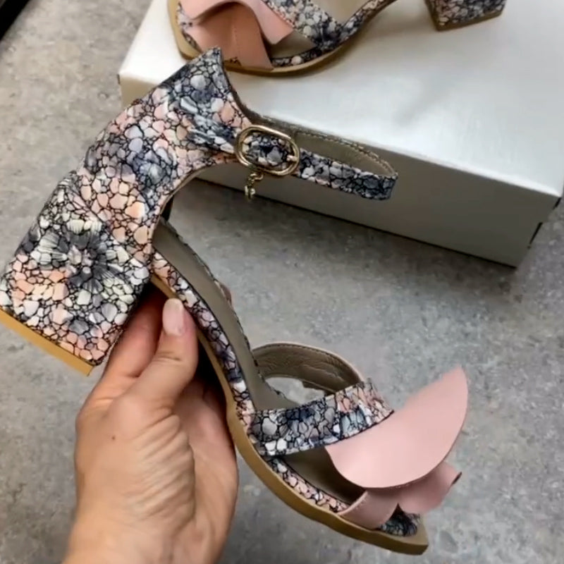 Pink Print Casual Shoes